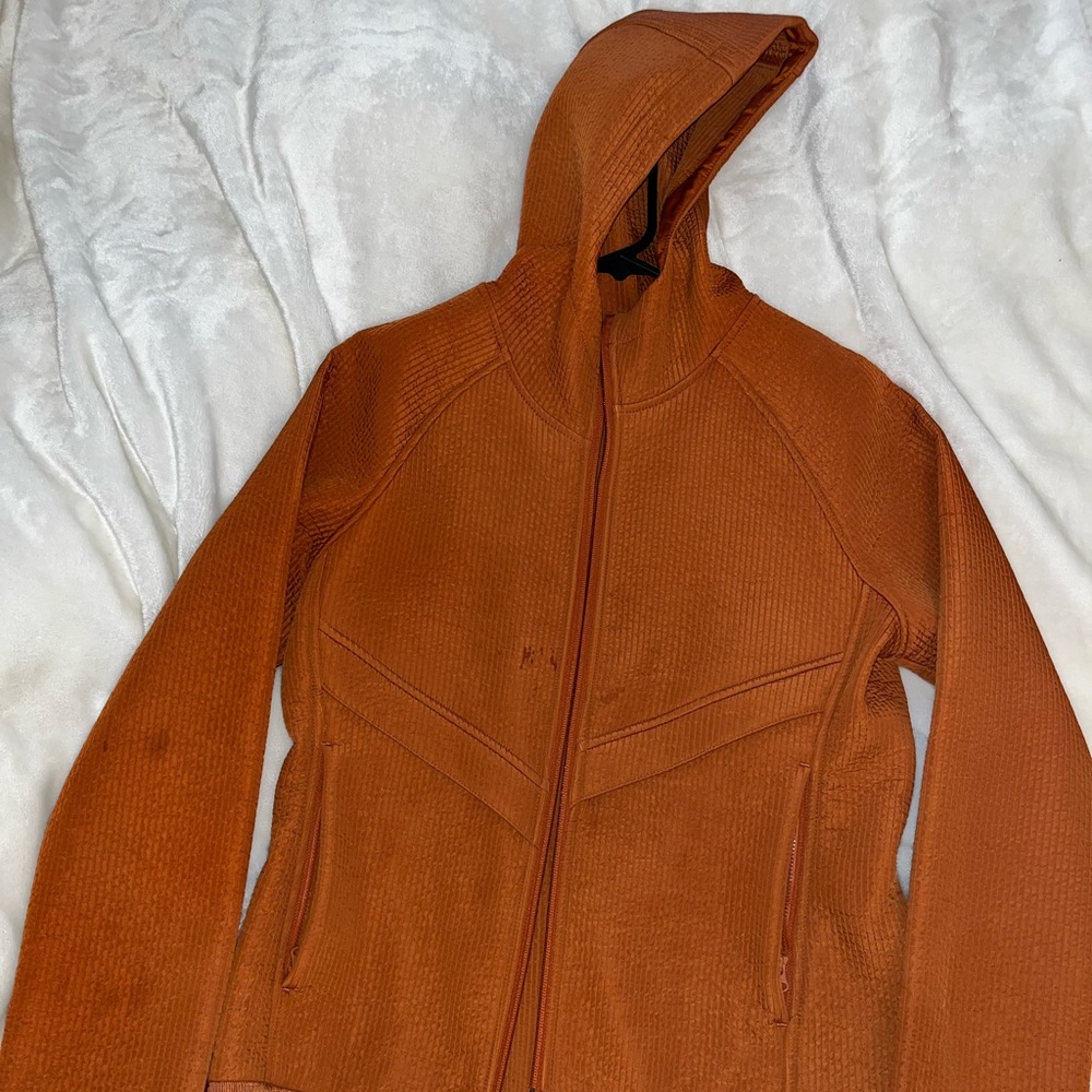 Orange Nike Zip-up Jacket